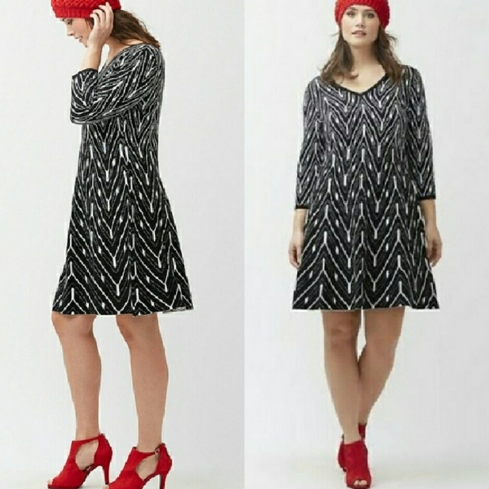 FINAL SALE🎉Lane Bryant | Arrow Sweater Dress